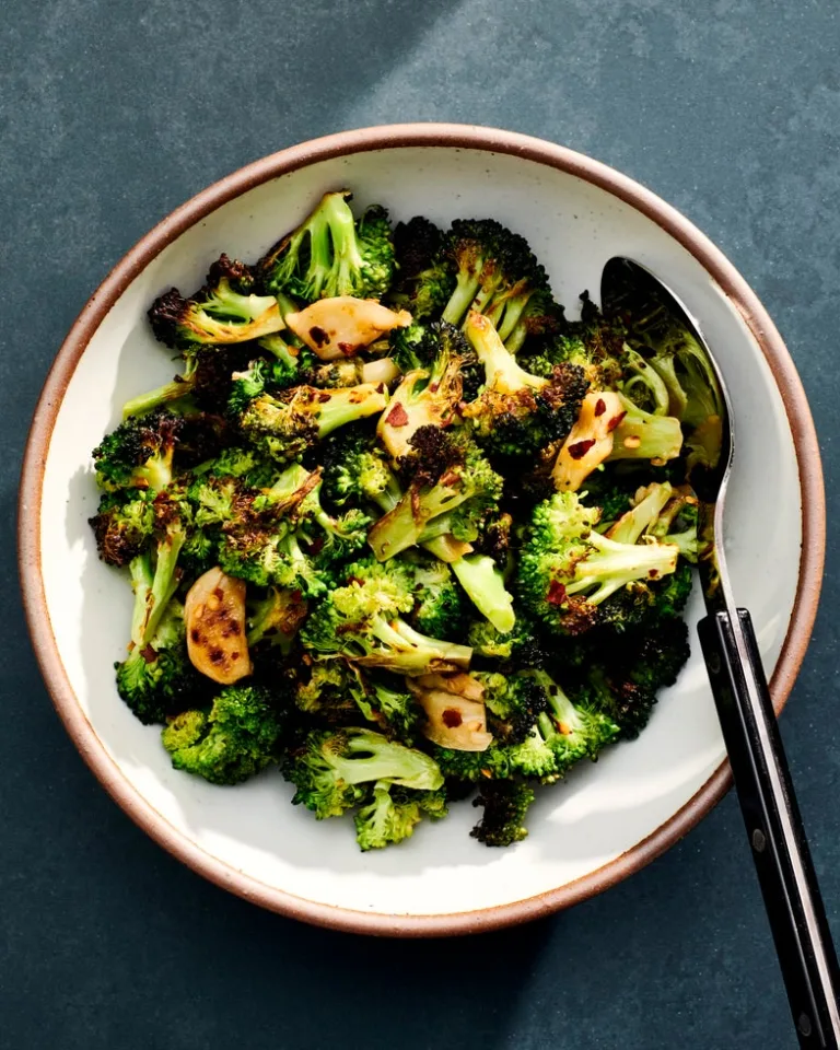 Broccoli Strascinati (Sautéed Broccoli with Garlic and Chile)