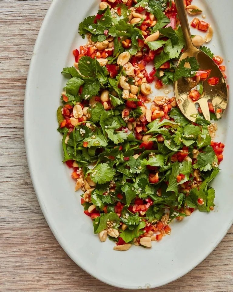 Chinese Cilantro and Peanut Salad