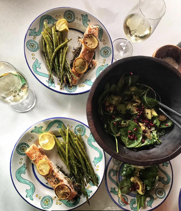 Ginger, Honey &#038; Soy Sauce Roasted Wild Salmon Paired with Dry Riesling