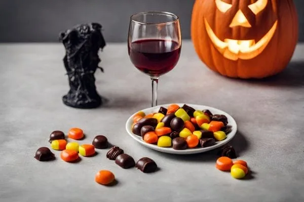 Texas Wine and Candy Pairing for Halloween