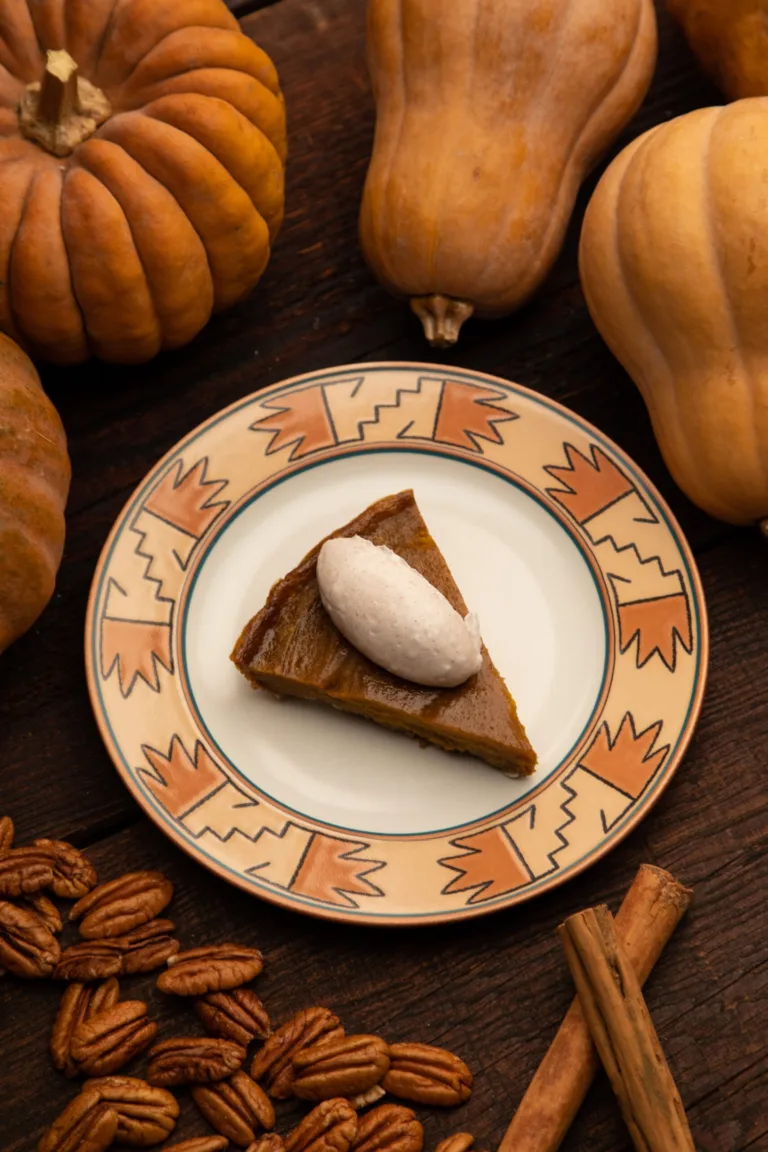 Pumpkin Pie with Pine Nut-Pecan Crust