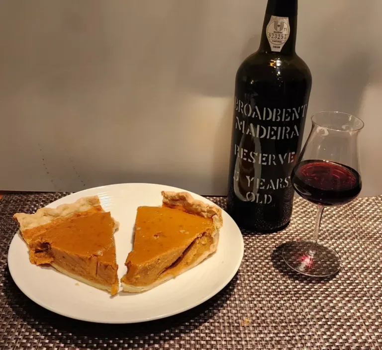 Please The Palate Pick of the Week: Pumpkin Pie Paired With Broadbent Madeira Reserve 5 Years Old