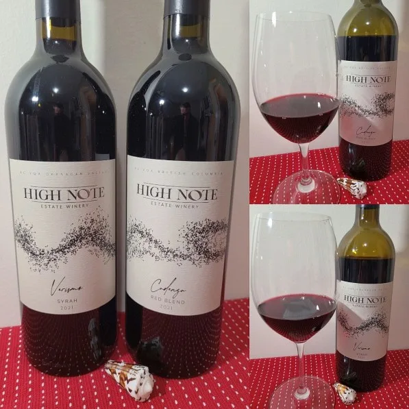 Two Big Red Notes from High Note Estate WineryPR SAMPLE 