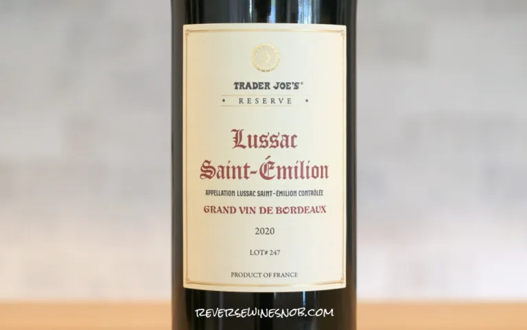 Trader Joe&#8217;s Reserve Lussac Saint-Emilion &#8211; A Nice Find