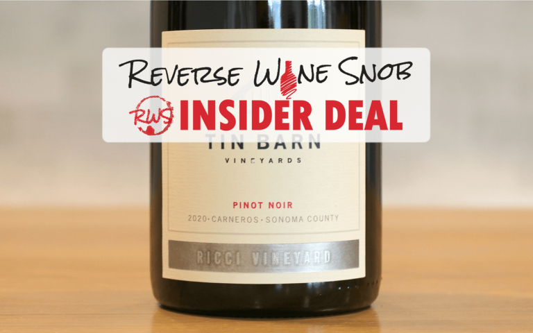 INSIDER DEAL! Single Vineyard Carneros Pinot Noir 49% Off For Christmas