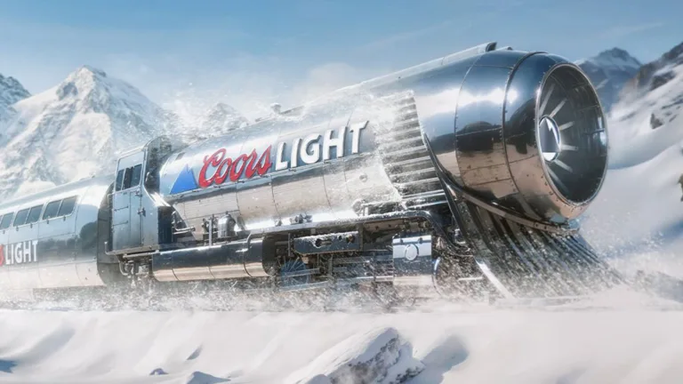 Coors Light Brings Back Classic Beer Train For Super Bowl LVII