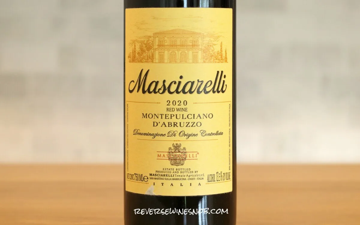 , Masciarelli Montepulciano d&#8217;Abruzzo – Bring on the Pizza