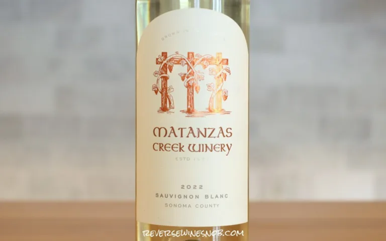 Matanzas Creek Sonoma Sauvignon Blanc Review