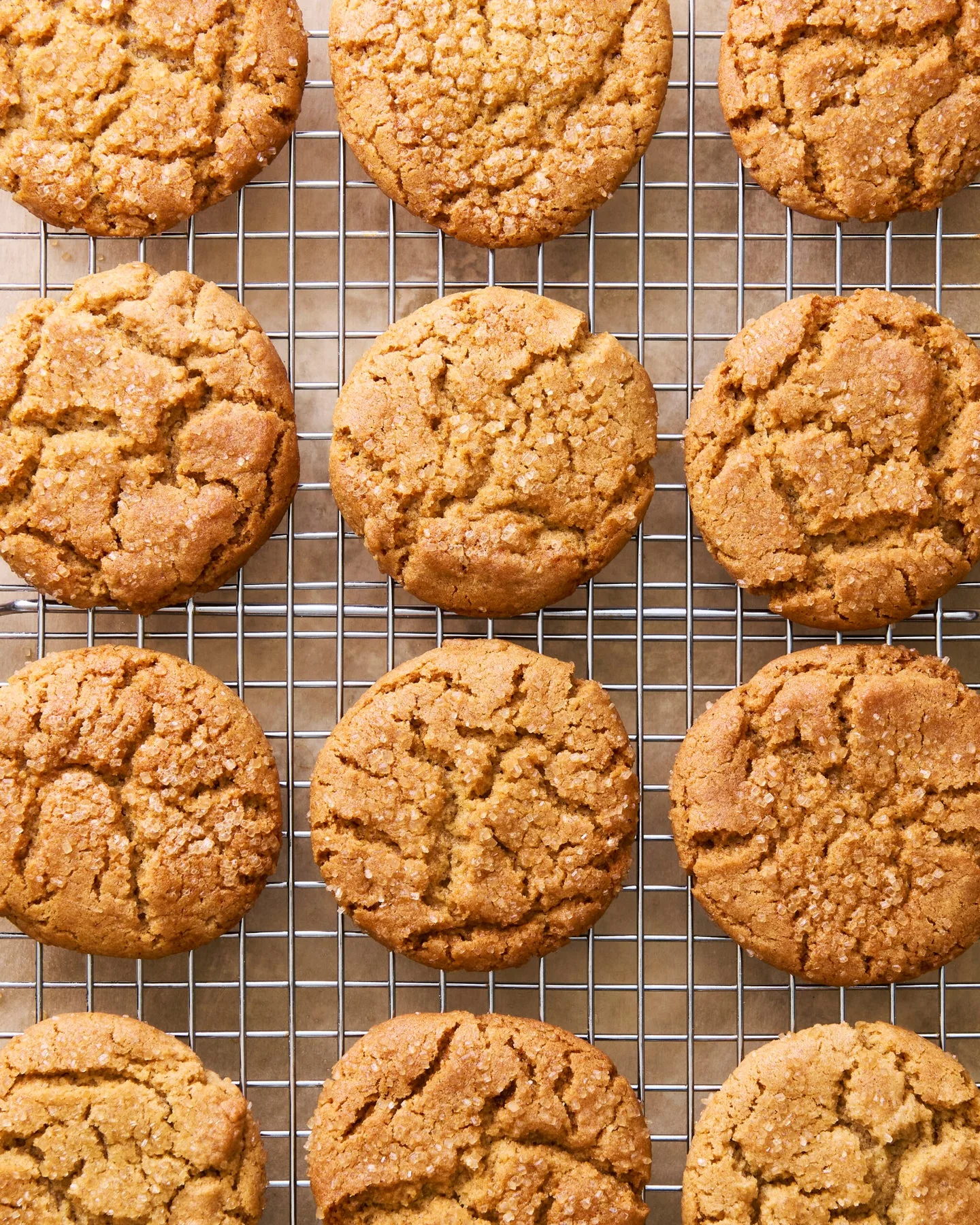 , Sorghum Crinkle Cookies