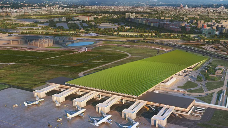 Florence’s New Airport Terminal Will Have a 19-Acre Rooftop Vineyard