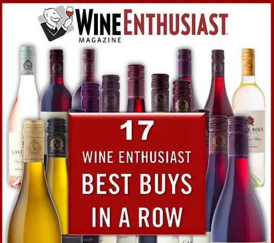 Castle Rock Winery Receives Its 17th Best Buy in a Row from the Wine Enthusiast