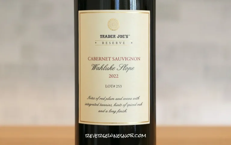 Trader Joe&#8217;s Reserve Wahluke Slope Cabernet Sauvignon Review