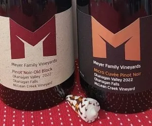 , Two 2022 Meyer Family Vineyards Pinot Noir to EnjoyPR SAMPLE 