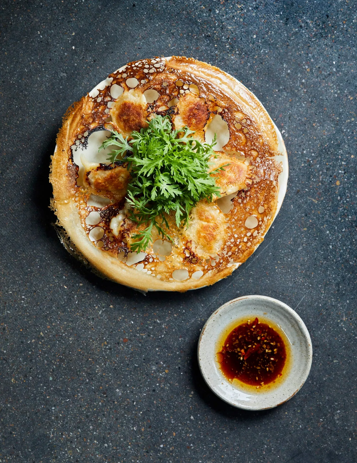 , Hanetsuki Gyoza (Dumplings with “Wings”)