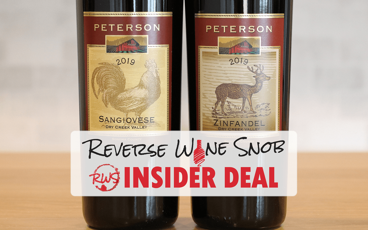 , INSIDER DEAL! Peterson Dry Creek Valley Sangiovese And Zinfandel