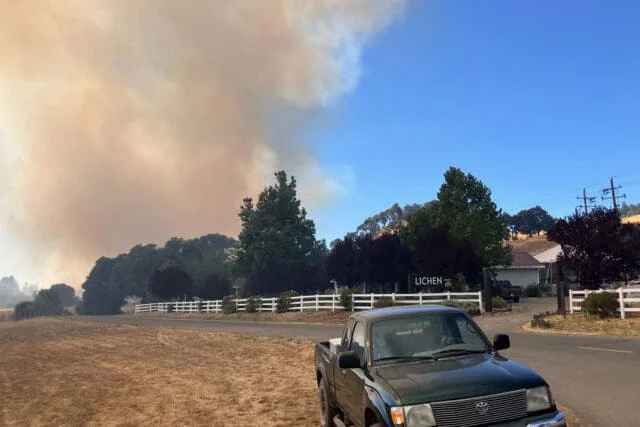 Anderson Valley Winegrowers Association Thanks Firefighters for Quick Action Taken in Extinguishing the Grange Fire