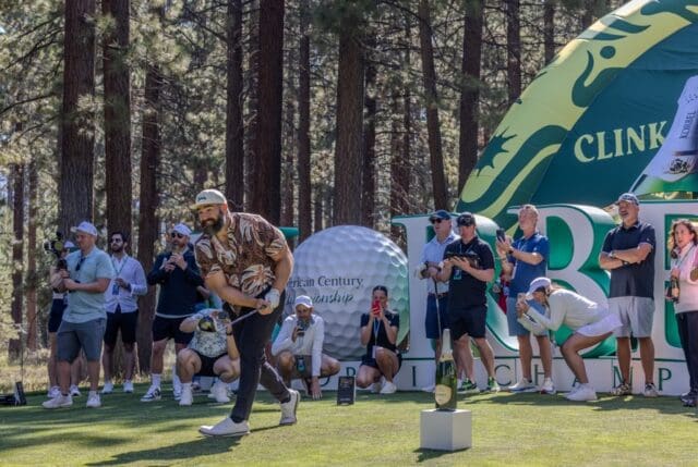 Korbel California Champagne® Toasts 2024 American Century Celebrity Championship with Closest to the Pin Three-Peat and Back-to-Back Kelce Brothers’ Wins