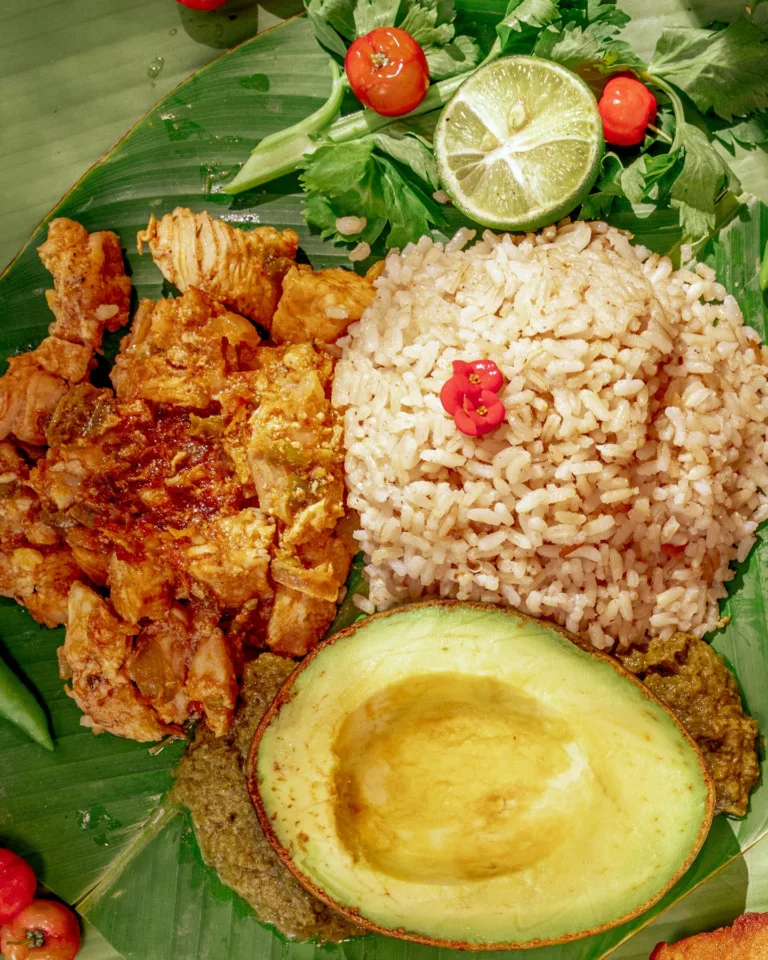 Colombian Stewed Chicken with Achiote and Yam