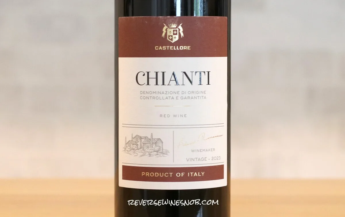 , Castellore Chianti From Aldi