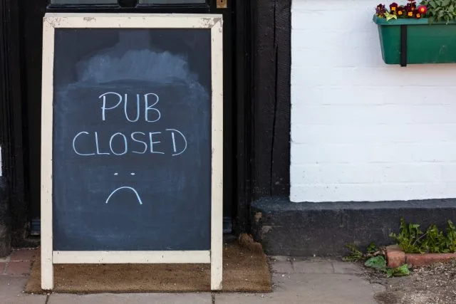 , 50 pubs closed each month in the first half of year