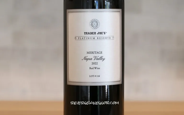 Trader Joe&#8217;s Platinum Reserve Napa Valley Meritage Review