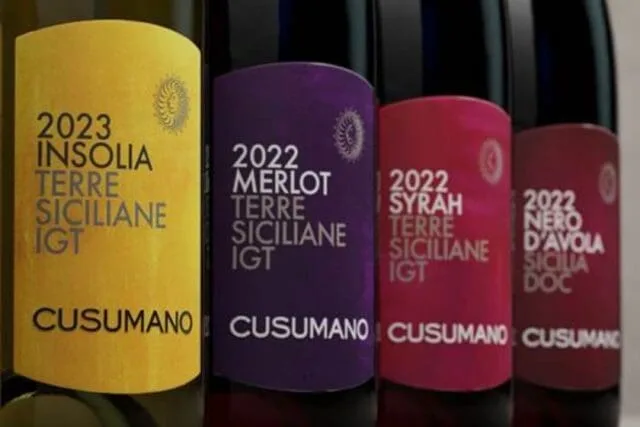 Cusumano Winery Unveils New Packaging Design for Monovarietal Wines