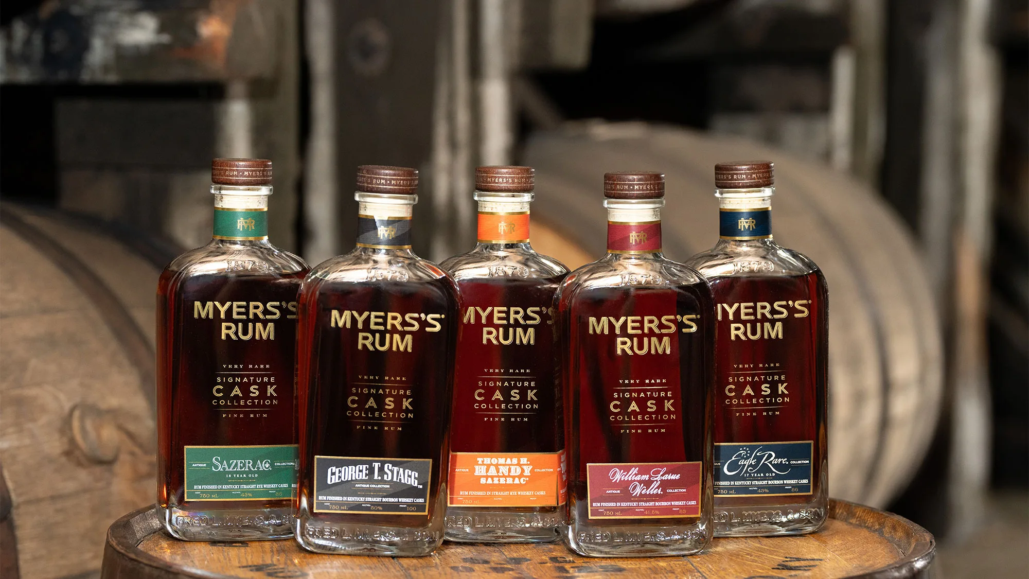 , Myers’s Launches First Line of Rums Finished in Buffalo Trace Antique Collection Barrels