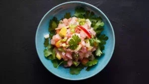 At the table:  Ceviche