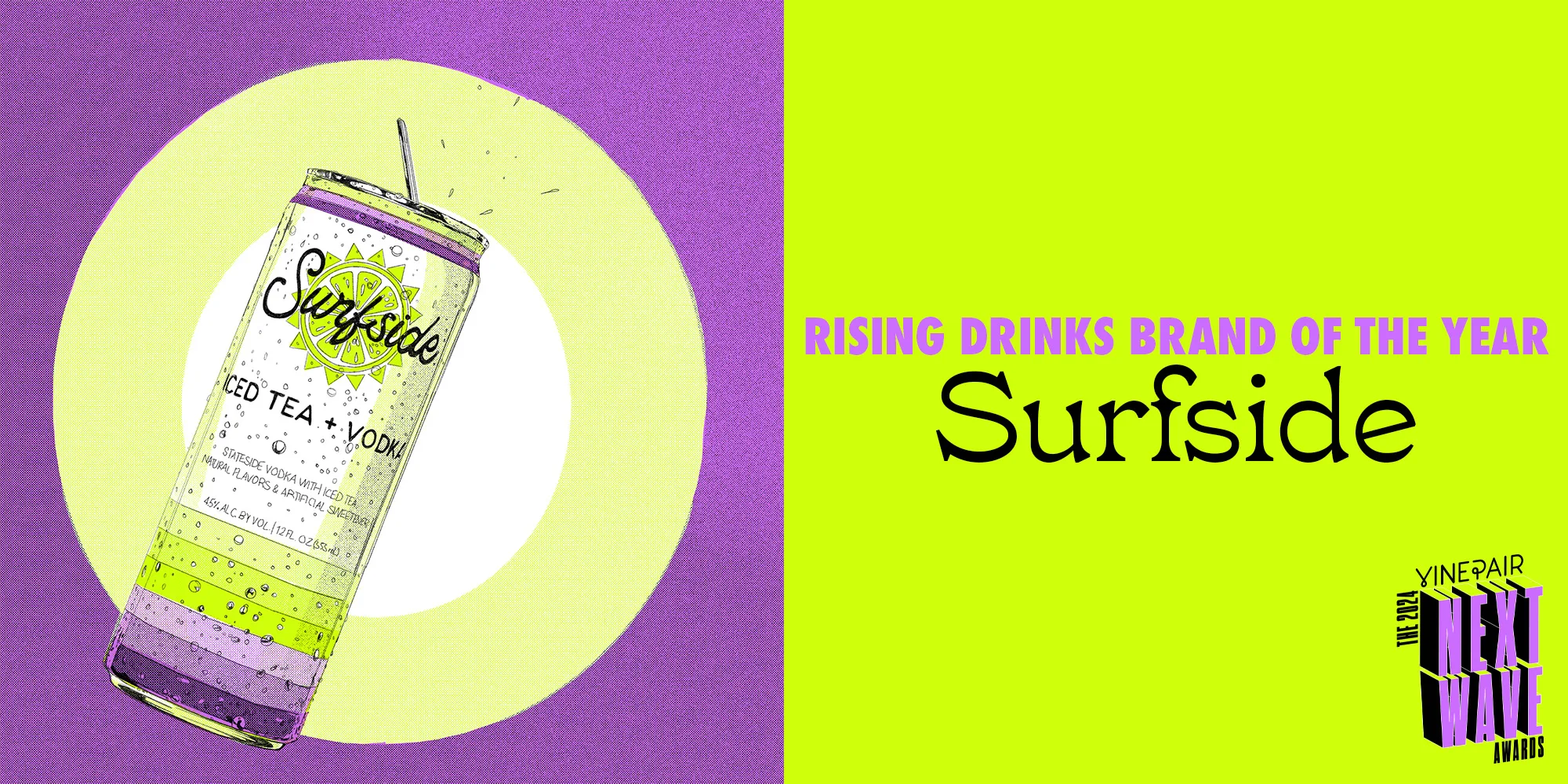 , Next Wave Awards Rising Drinks Brand of the Year: Surfside