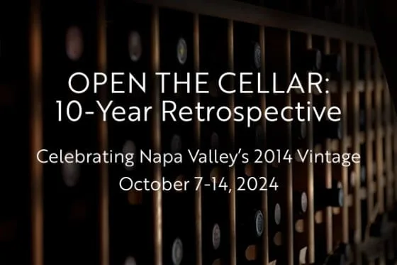 , Napa Valley 2014 Vintage Wines on Offer Through Open the Cellar Promotion