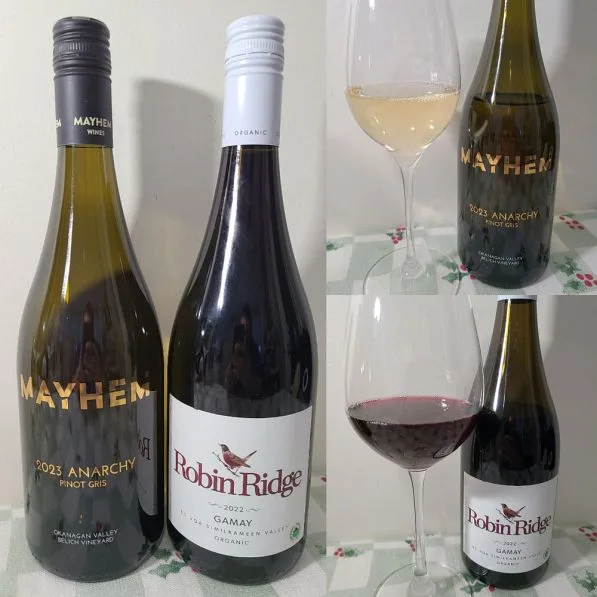 Mayhem! Anarchy! and Robin Ridge Wines for the HolidaysPR SAMPLE 