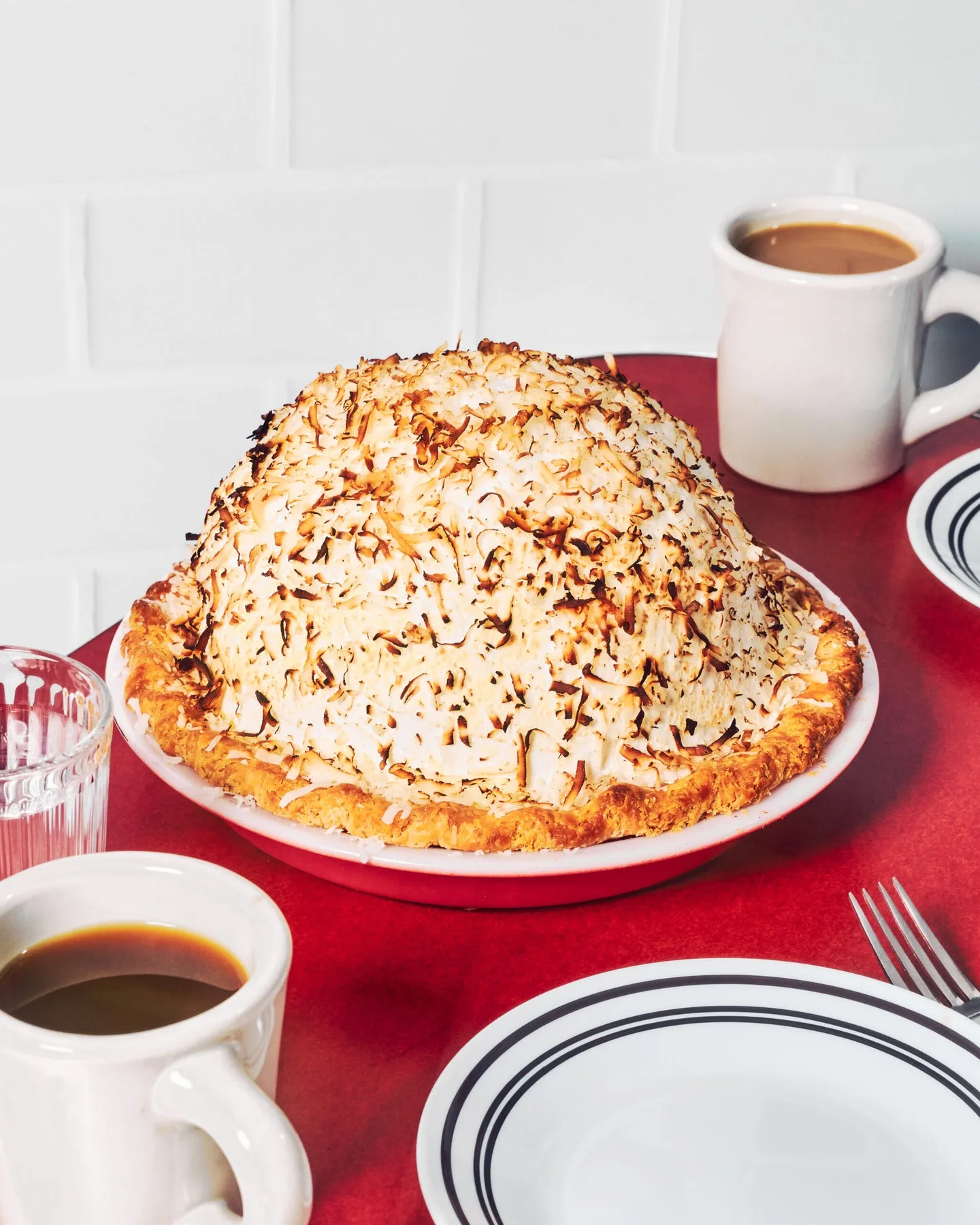 , Toasted Coconut Meringue Pie