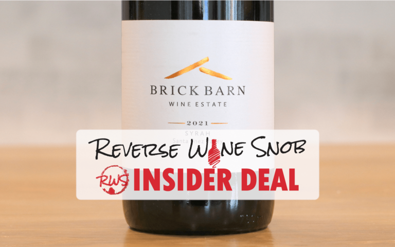 INSIDER DEAL! 60% OFF Brick Barn Santa Ynez Valley Syrah