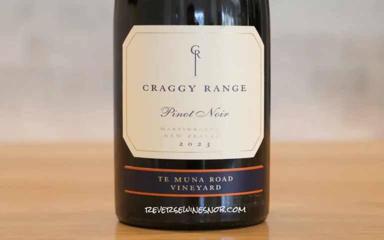 Craggy Range Te Muna Vineyard Pinot Noir Review