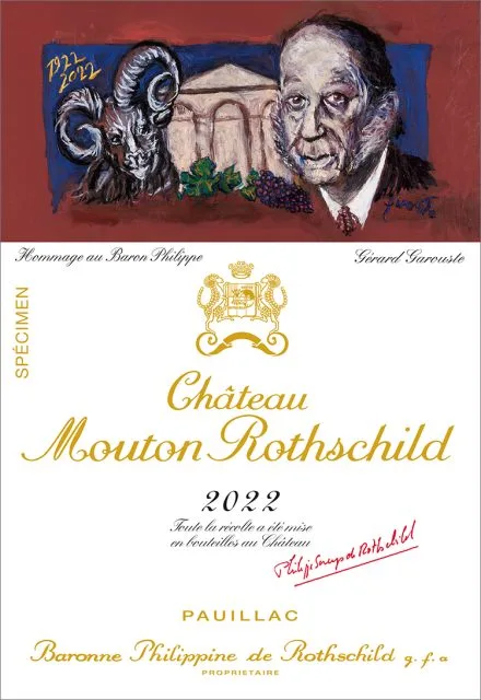 Château Mouton Rothschild unveils its label for the 2022 vintage