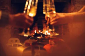 , Fireside Champagnes for the festive season