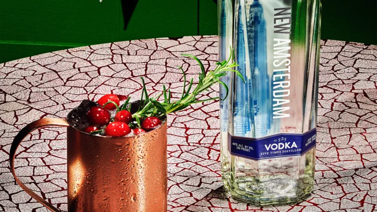 The New Amsterdam Vodka Holiday Mule