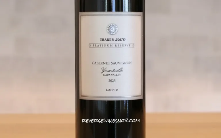 Trader Joe&#8217;s Platinum Reserve Yountville Napa Cabernet Sauvignon Review